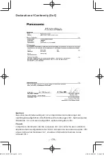 Preview for 179 page of Panasonic EY37C5 Operating Instructions Manual