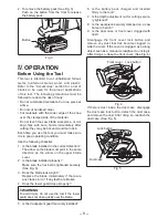 Preview for 9 page of Panasonic EY4542 - CIRCULAR SAW 14.4V Operating Instructions Manual