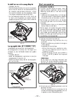 Preview for 82 page of Panasonic EY4542 - CIRCULAR SAW 14.4V Operating Instructions Manual