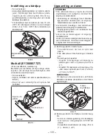 Preview for 133 page of Panasonic EY4542 - CIRCULAR SAW 14.4V Operating Instructions Manual