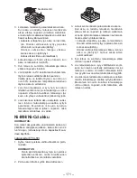 Preview for 171 page of Panasonic EY4542 - CIRCULAR SAW 14.4V Operating Instructions Manual