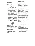 Preview for 14 page of Panasonic EY4542LN2M Operating Instructions Manual