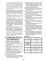 Preview for 26 page of Panasonic EY4542XM Operating Instructions Manual