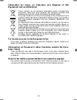 Preview for 18 page of Panasonic EY4640 Operating Instructions Manual