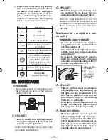 Preview for 75 page of Panasonic EY4640 Operating Instructions Manual