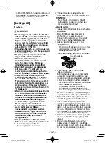 Preview for 32 page of Panasonic EY46A2X57 Operating Instructions Manual