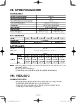 Preview for 141 page of Panasonic EY46A2X57 Operating Instructions Manual