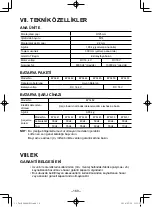 Preview for 169 page of Panasonic EY46A2X57 Operating Instructions Manual