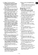 Предварительный просмотр 11 страницы Panasonic EY47A1 Operating Instructions Manual