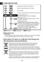 Предварительный просмотр 20 страницы Panasonic EY47A1 Operating Instructions Manual