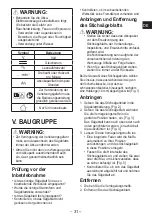 Предварительный просмотр 31 страницы Panasonic EY47A1 Operating Instructions Manual