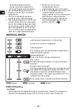 Предварительный просмотр 36 страницы Panasonic EY47A1 Operating Instructions Manual