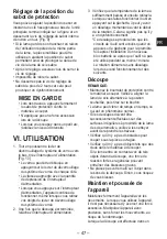 Предварительный просмотр 47 страницы Panasonic EY47A1 Operating Instructions Manual