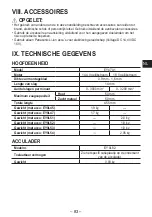 Предварительный просмотр 83 страницы Panasonic EY47A1 Operating Instructions Manual