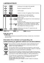 Предварительный просмотр 126 страницы Panasonic EY47A1 Operating Instructions Manual