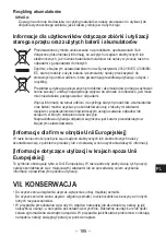 Предварительный просмотр 185 страницы Panasonic EY47A1 Operating Instructions Manual