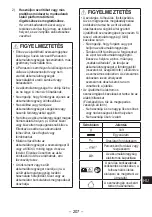 Предварительный просмотр 207 страницы Panasonic EY47A1 Operating Instructions Manual