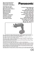 Preview for 1 page of Panasonic EY47A1 Operating Instructions