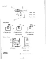 Предварительный просмотр 5 страницы Panasonic EY6100 - CORDLES DRILL&DRIVER Operating Instructions Manual