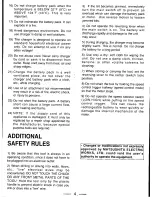 Preview for 4 page of Panasonic EY6101 - 12.0V DRILL & DRIVER Operating Instructions Manual