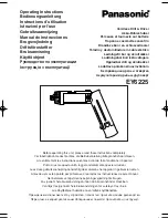 Panasonic EY6225 - 3.6V DRILL & DRIVER Operating Instructions Manual preview