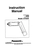 Panasonic EY6225CQ - CORDLESS Instruction Manual предпросмотр