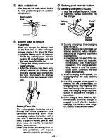 Предварительный просмотр 8 страницы Panasonic EY6225CQ - CORDLESS Instruction Manual