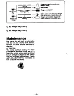 Предварительный просмотр 9 страницы Panasonic EY6225CQ - CORDLESS Instruction Manual