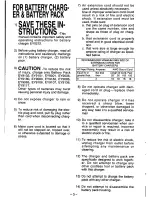 Preview for 4 page of Panasonic EY6230 - CORDLES DRILL&DRIVER Instruction Manual