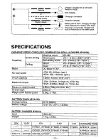 Preview for 10 page of Panasonic EY6230 - CORDLES DRILL&DRIVER Instruction Manual