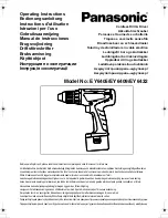 Panasonic EY6405 - CORDLES DRILL&DRIVER Operating Instructions Manual preview