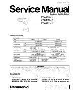 Preview for 1 page of Panasonic EY6405-U1 Service Manual