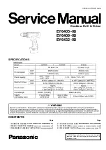 Preview for 1 page of Panasonic EY6405-X8 Service Manual