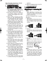 Предварительный просмотр 4 страницы Panasonic EY6450 - DRILL AND DRIVER Operating Instructions Manual