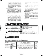 Предварительный просмотр 40 страницы Panasonic EY6450 - DRILL AND DRIVER Operating Instructions Manual