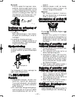 Предварительный просмотр 43 страницы Panasonic EY6450 - DRILL AND DRIVER Operating Instructions Manual