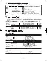 Предварительный просмотр 52 страницы Panasonic EY6450 - DRILL AND DRIVER Operating Instructions Manual