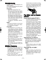 Предварительный просмотр 56 страницы Panasonic EY6450 - DRILL AND DRIVER Operating Instructions Manual