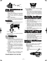 Предварительный просмотр 61 страницы Panasonic EY6450 - DRILL AND DRIVER Operating Instructions Manual