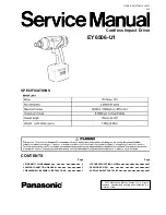 Preview for 1 page of Panasonic EY6506-U1 Service Manual