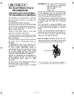 Предварительный просмотр 14 страницы Panasonic EY6535 - CORDLESS Operating Instructions Manual