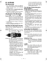 Предварительный просмотр 19 страницы Panasonic EY6535 - CORDLESS Operating Instructions Manual