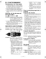 Предварительный просмотр 27 страницы Panasonic EY6535 - CORDLESS Operating Instructions Manual