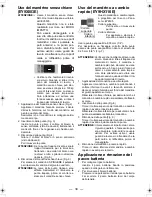 Предварительный просмотр 34 страницы Panasonic EY6535 - CORDLESS Operating Instructions Manual