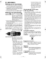 Предварительный просмотр 43 страницы Panasonic EY6535 - CORDLESS Operating Instructions Manual