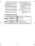 Предварительный просмотр 68 страницы Panasonic EY6535 - CORDLESS Operating Instructions Manual