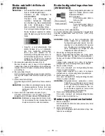 Предварительный просмотр 74 страницы Panasonic EY6535 - CORDLESS Operating Instructions Manual