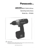 Предварительный просмотр 1 страницы Panasonic EY6535NQKW Operating Operating Instructions Manual