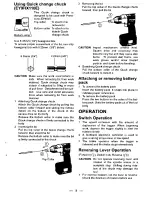 Предварительный просмотр 9 страницы Panasonic EY6535NQKW Operating Operating Instructions Manual