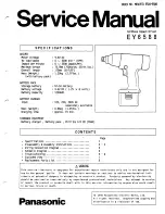 Panasonic EY6588 Service Manual preview